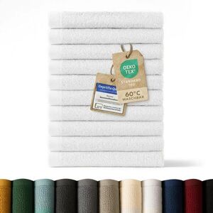 Blumtal RUČNÍK PRO HOSTY sada 10 ks, 10x ručník pro hosty 30/30 cm, bílá obraz