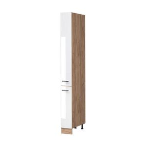 Vicco LÉKÁRNIČKOVÁ SKŘÍŇKA Fame-Line, Bílá vysoký lesk/Zlatý mocný dub, 20 cm obraz