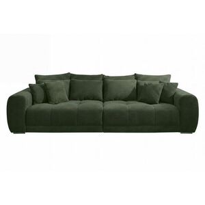 luma-home BIG-SOFA s pružinovým jádrem, Š306/H134/V86 cm, ležecká plocha 120×240 cm, zelený kord / 15172 obraz
