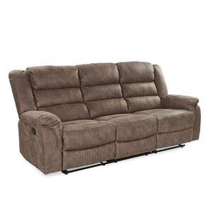 luma-home 3-MÍSTNÁ RELAXAČNÍ POHOVKA s pružinovým jádrem, Š212/H93/V103 cm, mikrovlákno v barvě vintage šedohnědé / 15134 obraz