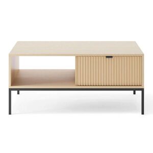 Selsey KONFERENČNÍ stolek Vellore Dekor dub s černou podnoží 104 x 68 cm obraz