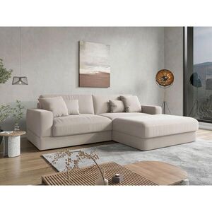 Sit & More ROHOVÁ SEDAČKA, textil, šedobéžová obraz