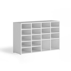 Vicco BOTNÍK Lysander, Bílá, 104.2 x 65.5 cm s 18 otevřenými přihrádkami obraz