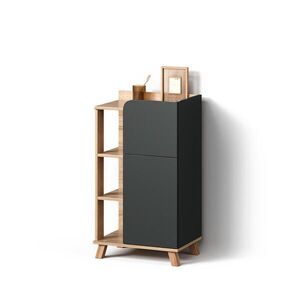 Livinity® SPODNÍ SKŘÍŇKA Marano Antracit 50 x 90 cm s dvířky a zásuvkou obraz