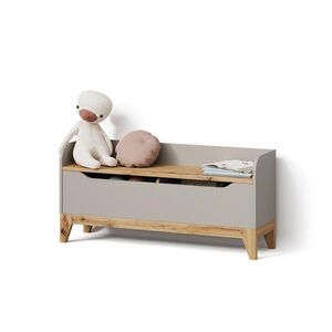 Livinity® KOMODA NA HRAČKY Malia Kašmír/Řemeselné 107.2 x 50 cm s lavicí obraz