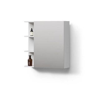 Livinity® KOUPELNOVÁ ZRCADLOVÁ SKŘÍŇKA Fucino Bílá 62 x 64 cm obraz