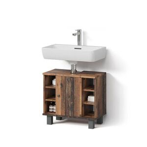 Livinity® ZÁKLADNÍ SKŘÍŇKA POD UMYVADLO Fucino Starožitné dřevo 60 x 54 cm obraz