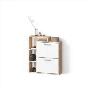 Livinity® BOTNÍK Ortello Bílá/Sonoma 24.5 x 90 cm obraz