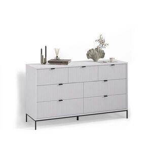 Livinity® PŘÍBORNÍK Aterno Bílá 42 x 81 cm se 7 zásuvkami obraz