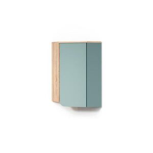 Livinity® KOUPELNOVÁ SKŘÍŇKA Marano Modrošedá 42.4 x 75 cm s dveřmi a otevřenými přihrádkami obraz