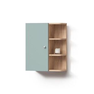 Livinity® SKŘÍŇKA DO KOUPELNY Fucino Zelená 47.2 x 59.2 cm obraz