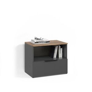Livinity® KREDENC Piave Anthracite/Sonoma s klapkou obraz