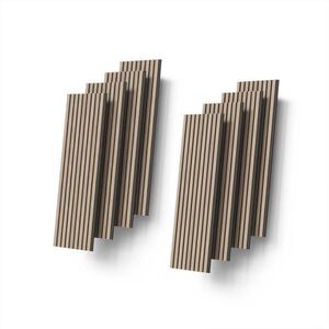 Livinity® AKUSTICKÝ PANEL Grivola Hnědá 8 kusů obraz