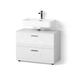 Livinity® DOLNÍ SKŘÍŇKA POD DŘEZ Ronco Bílá vysoký lesk 80 x 58.6 cm obraz