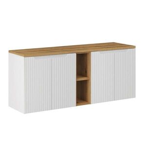 Petits-meubles SKŘÍŇKA POD UMYVADLO 140.4cm Riva Bílá a dřevo obraz