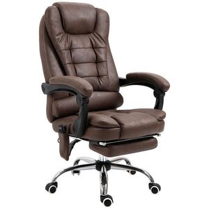 Vinsetto KŘESLO s masážní funkcí, ergonomická kancelářská židle s funkcí polohování obraz