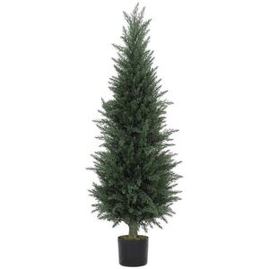 HOMCOM UMĚLÝ cypřiš velký 120 cm Umělá rostlina, umělé rostliny v květináči obraz