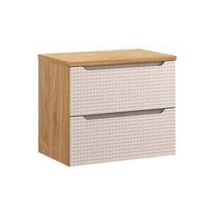 Petits-meubles SKŘÍŇKA POD UMYVADLO 70cm Mallory Béžová a dřevo obraz