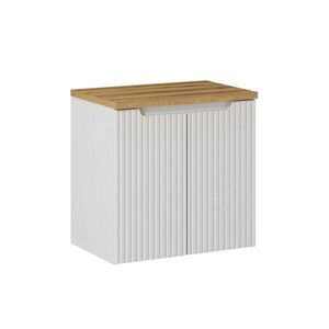 Petits-meubles SKŘÍŇKA POD UMYVADLO 60cm Riva Bílá a dřevo obraz