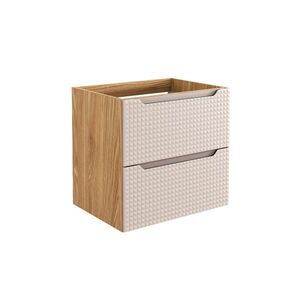 Petits-meubles SKŘÍŇKA POD UMYVADLO 60cm Mallory Béžová a dřevo obraz
