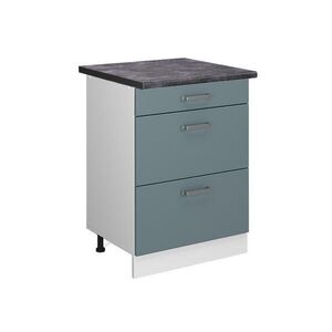 Vicco SPODNÍ SKŘÍŇKA KUCHYŇSKÉ LINKY R-Line Modrošedá 60 cm se zásuvkami, PD Antracit obraz