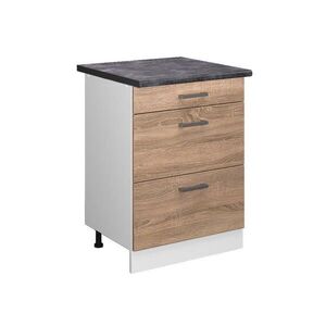Vicco SPODNÍ SKŘÍŇKA KUCHYŇSKÉ LINKY R-Line Sonoma 60 cm se zásuvkami, PD Antracit obraz