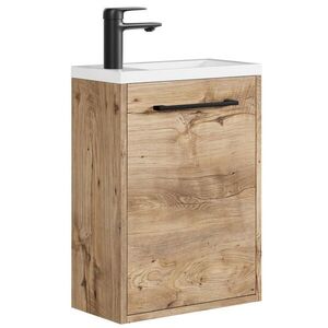 Badplaats SET UMYVADLA SE SKŘÍŇKOU Florence 2 díly kaštanový dub - 40 x 22 x 50 cm obraz