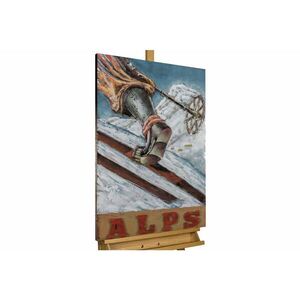 KUNSTLOFT KOVOVÝ OBRAZ ALPSKÉ VZRUŠENÍ, 60/90 CM obraz
