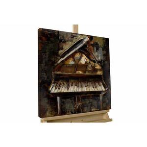 KUNSTLOFT KOVOVÝ OBRAZ HARMONICKÉ TÓNY, 60/60 CM obraz