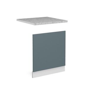 Vicco PŘEDNÍ PANEL R-Line Modrošedá 60 cm s pracovní deskou obraz