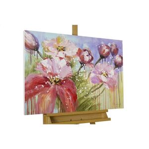 KUNSTLOFT OLEJOMALBA 90/60 cm, Květiny a rostliny obraz