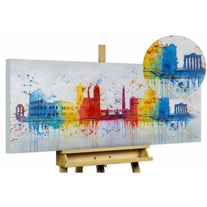 KUNSTLOFT OLEJOMALBA 120/60 cm, Město a architektura obraz