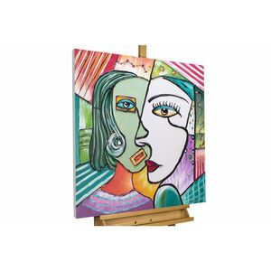 KUNSTLOFT RUČNĚ MALOVANÝ AKRYLOVÝ OBRAZ, 80/80 CM obraz