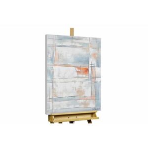KUNSTLOFT RUČNĚ MALOVANÝ AKRYLOVÝ OBRAZ ŠEDÝ, 60/90 CM obraz