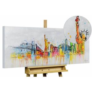 KUNSTLOFT OLEJOMALBA 120/60 cm, Město a architektura obraz