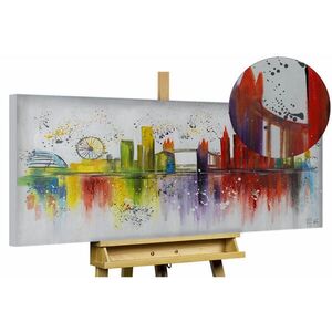 KUNSTLOFT OLEJOMALBA 120/60 cm, Město a architektura obraz