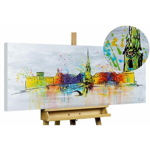 KUNSTLOFT OLEJOMALBA 120/60 cm, Město a architektura obraz