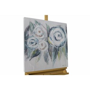 KUNSTLOFT RUČNĚ MALOVANÝ AKRYLOVÝ OBRAZ MODRÝ, 60/60 CM obraz