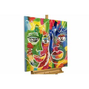 KUNSTLOFT RUČNĚ MALOVANÝ AKRYLOVÝ OBRAZ, 80/80 CM obraz
