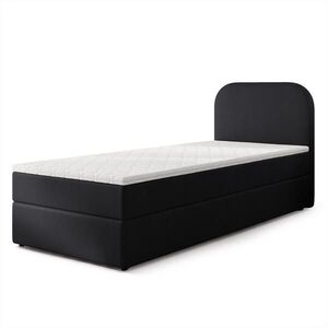 MASSENO AMERICKÁ POSTEL CERIA 80x200 cm, s matrací a úložným prostorem, KRONOS 07, Schwarz obraz