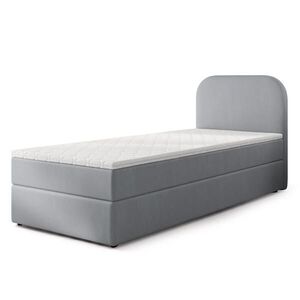 MASSENO AMERICKÁ POSTEL CERIA 80x200 cm, s matrací a úložným prostorem, KRONOS 15, Grau obraz