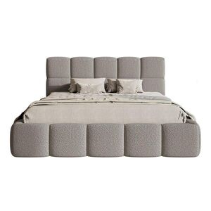 Selsey ČALOUNĚNÁ POSTEL Cloudy šedá boucle 160 cm obraz