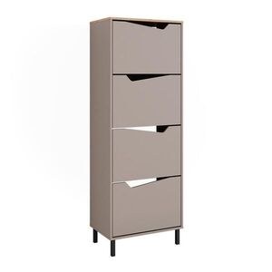 Vicco BOTNÍK NA BOTY Marelle Béžový dub/Artisan 60 x 167.4 cm se 4 přihrádkami obraz