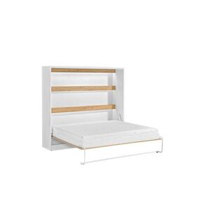 Kaiser Möbel SKLÁPĚCÍ POSTEL Perfekt 160x200 horizontální, spojuje design a funkčnost Dub + Bílá obraz
