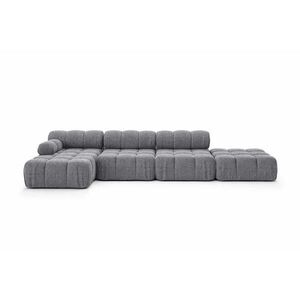 Kaiser Möbel ROHOVÁ SEDAČKA ve tvaru L XL, tkanina Bouclé Abriamo, Tmavě šedá, Levá strana, Selia L XL obraz