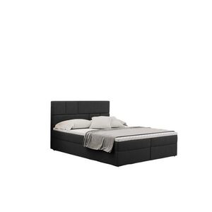 Kaiser Möbel KONTINENTÁLNÍ POSTEL s úložným prostorem BALI tkanina Mat Velvet Tmavě šedá 140x200 cm H3-Bonell obraz