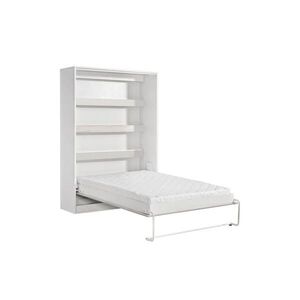 Kaiser Möbel SKLÁPĚCÍ POSTEL Perfekt 140x200 vertikální, spojuje design a funkčnost Bílá+Černá obraz