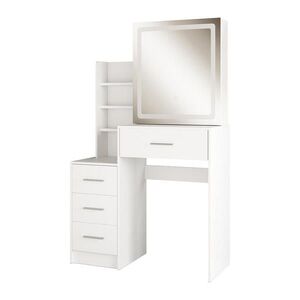 Vicco TOALETNÍ STOLEK Lisca Bílá 80 cm se zrcadlem LED obraz