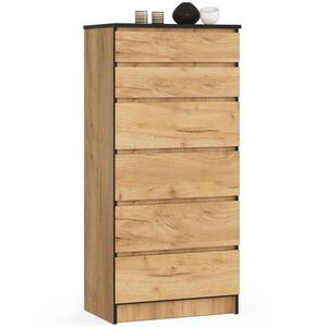 RAUMHIRSCH FURNITURE KOMODA dub Craft 130/60/40 obraz