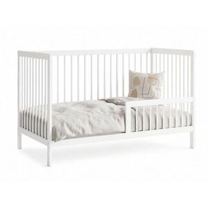 Kids Collective BABYPOSTÝLKA s poloviční boční zábranou 60x120 cm v bílé barvě obraz